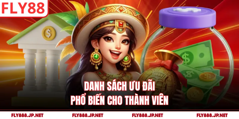 Danh sách ưu đãi phổ biến cho thành viên
